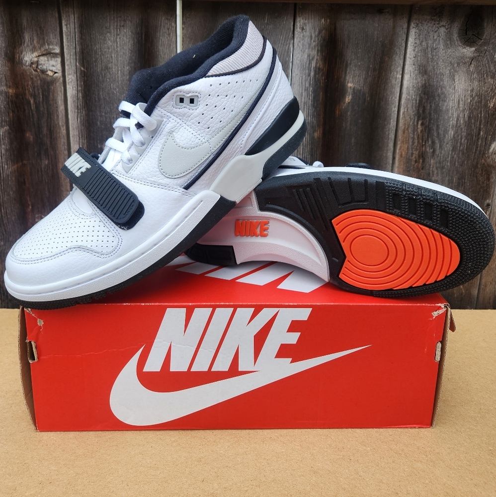 Size 11l - Nike Air Alpha Force 88 White Black Tech Grey